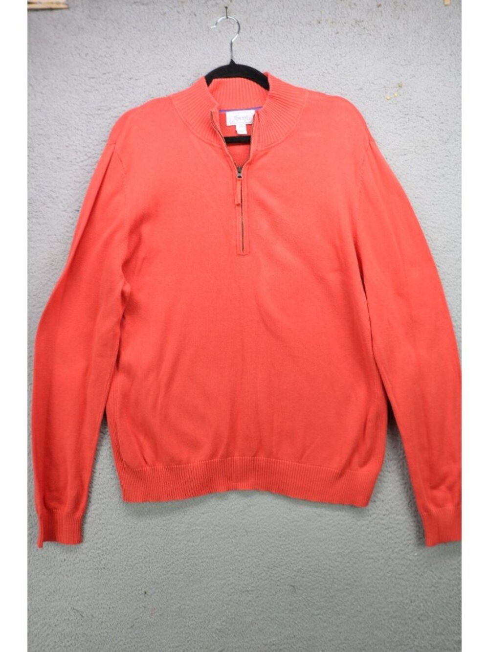 Foxcroft 100% Supima Cotton Long Sleeve 1/4 Zip Sweater-XXL-Minimalist-Fall
